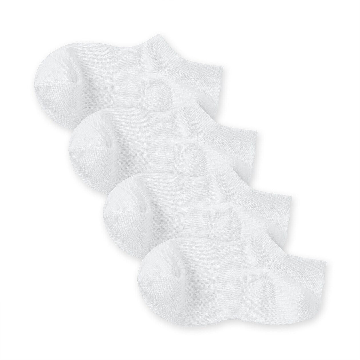 Mens Right Angle Sneaker Socks (4 Pairs)