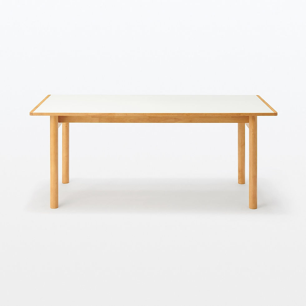 Thumbnail: Rubberwood Table with Melamine Top
