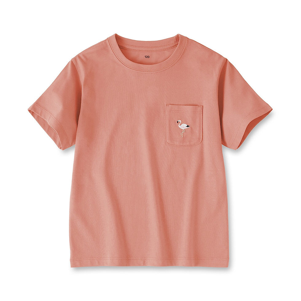 Thumbnail: Kids Jersey Embroidery Short Sleeve T-Shirt