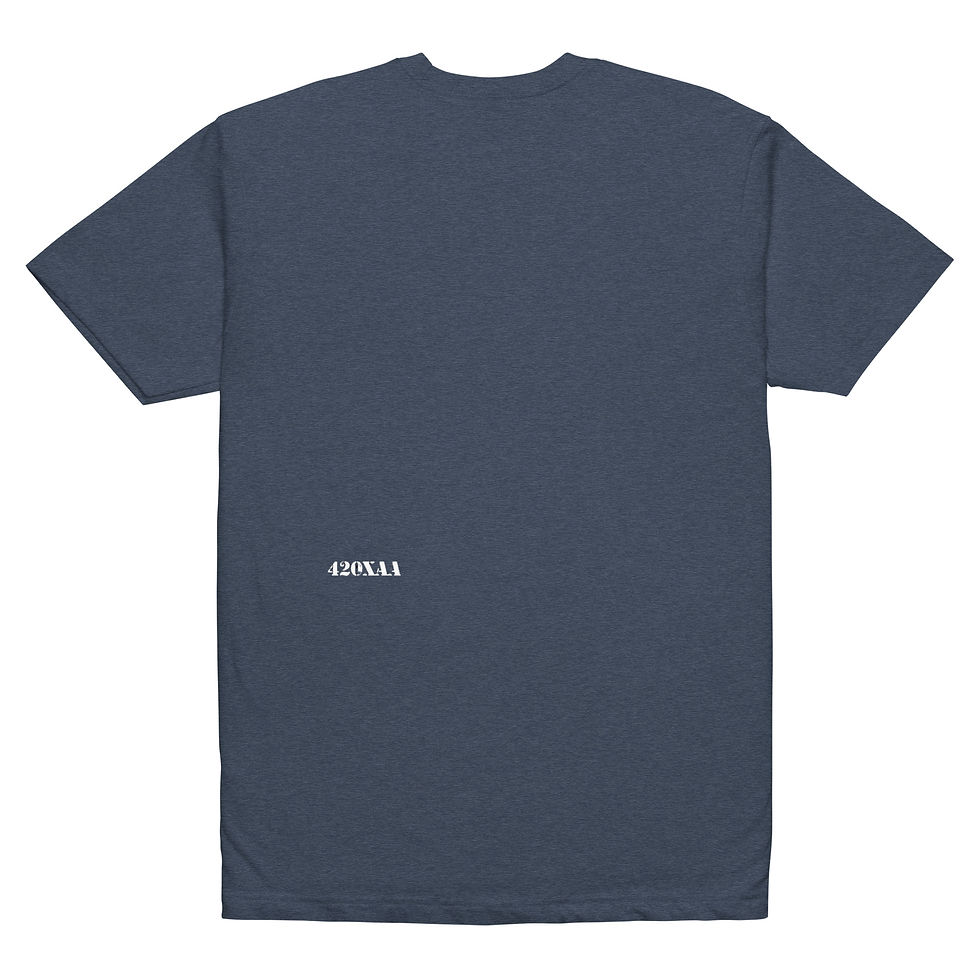 Thumbnail: Dark blue t-shirt back with ADIPAA text