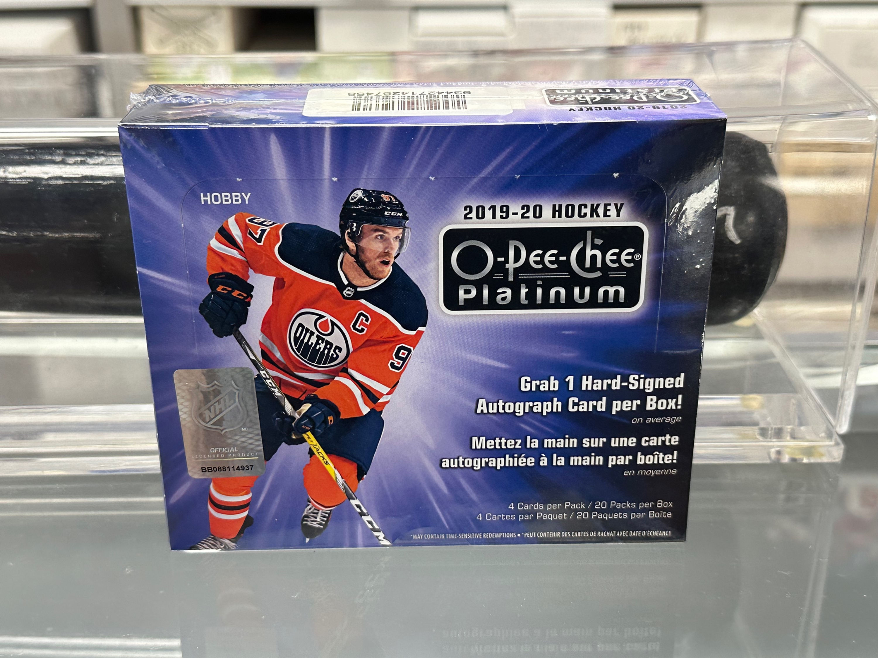 2019 O-Pee-Chee Platinum Hockey Hobby Box