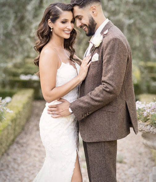 Bridal Soft Glam hollywood waves and curls for brides for civil asian indian weddings and receptions by Hair by Jerna