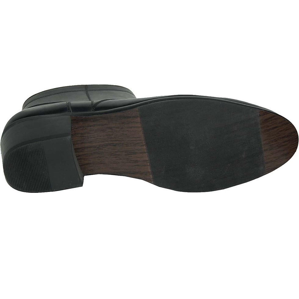 Thumbnail: Black Men's stylish Cuban Heel with Yellow Snake Skin Detail