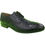 Thumbnail: Shoe Artists Black Embossed Crocodile Republic Collection Men's Footwear
