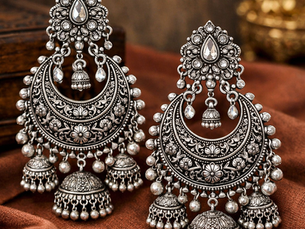 Silver Chandbali Earrings: The Timeless Trend Every Woman Loves