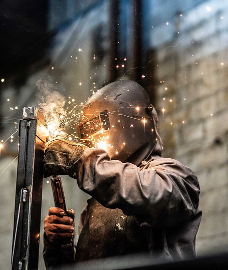 Steel fabrication work