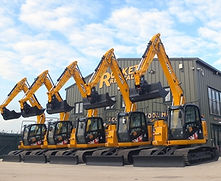 Modern excavator