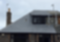 New roof installation with attic window