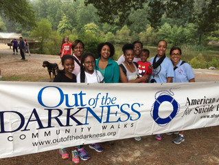 JRVA Members Participate in Out of the Darkness Community Walks