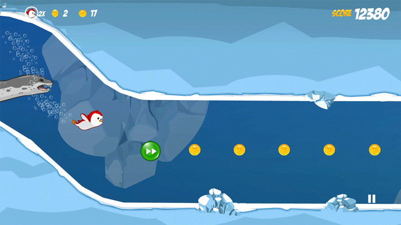 Penguin Tales GIFS - Seal Chase