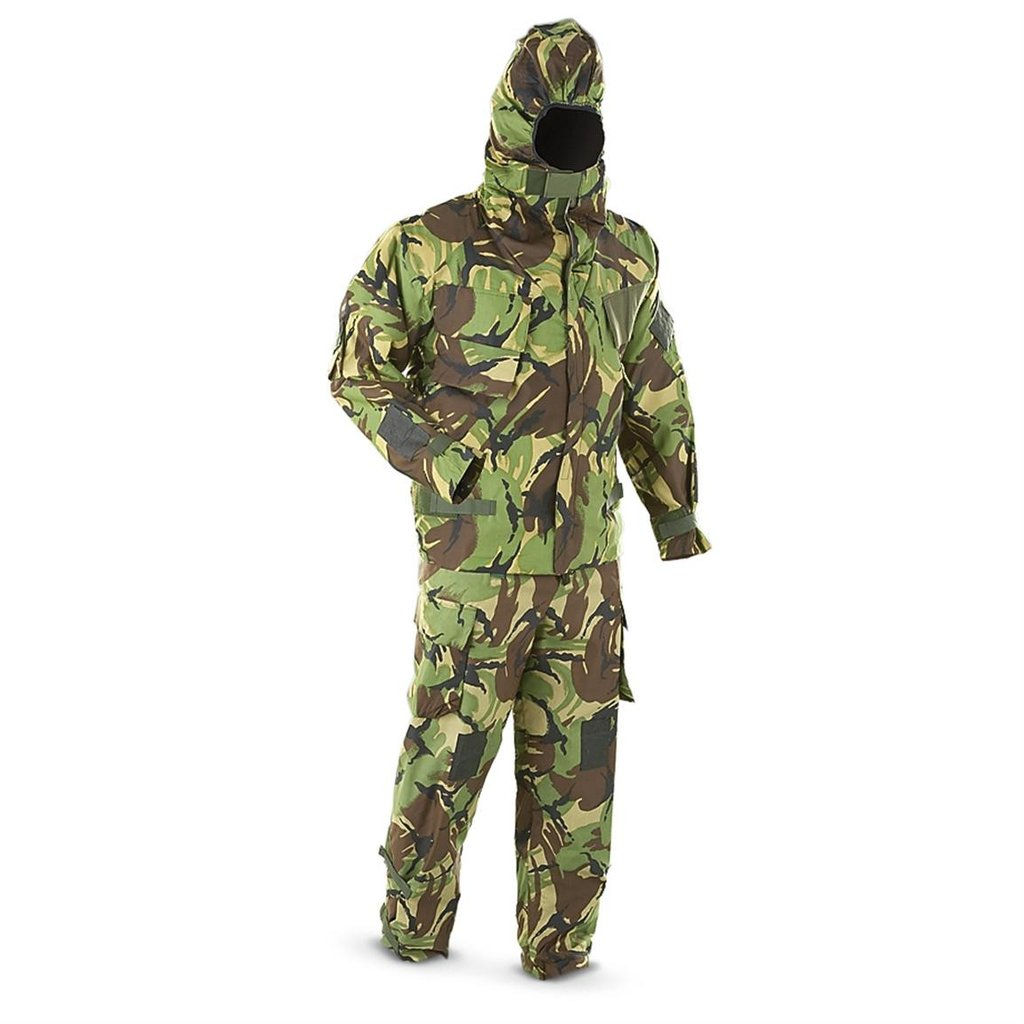 NATO Military Grade NBC (Nuclear-Biological-Chemical) Suit - Includes NBC Gas Ma