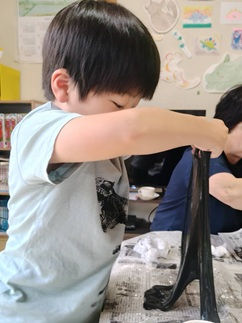 鉄粉入りのスライムを作ったよ