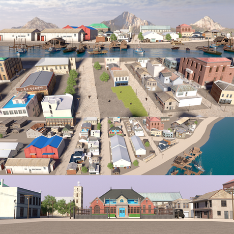 Mokpo Customs cultural space 3D architectural visualization