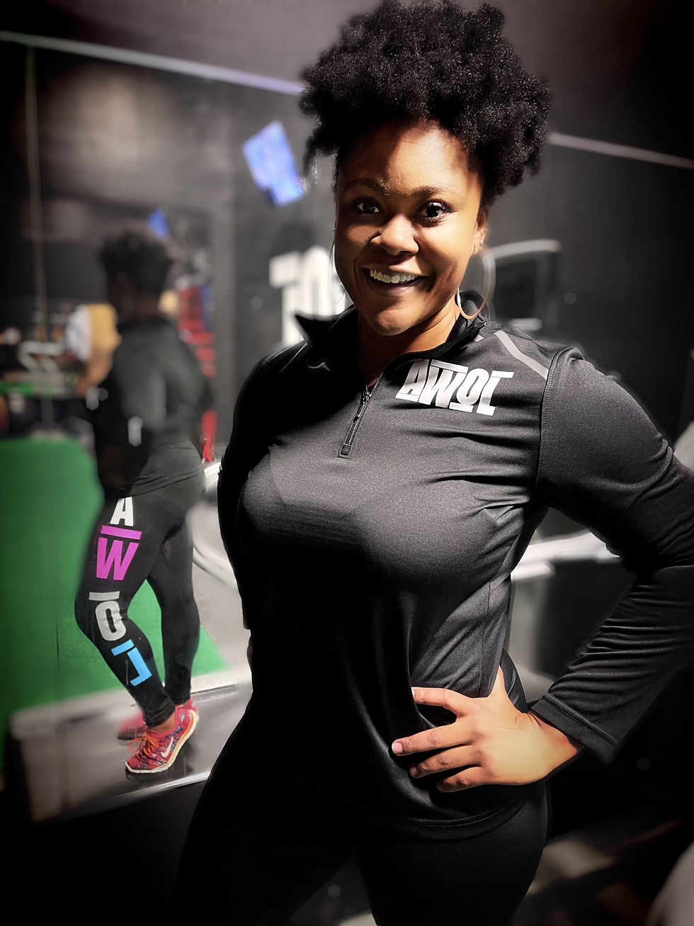 Thumbnail: Vertical AWOL Logo Leggings