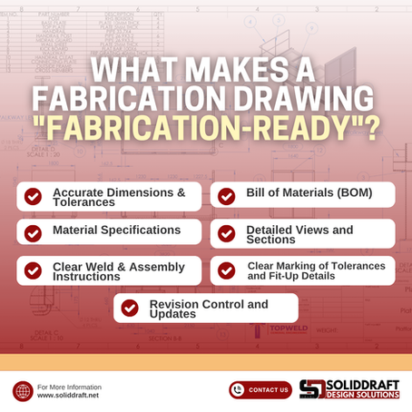 What Makes a Fabrication Drawing "Fabrication-Ready"? 🔩