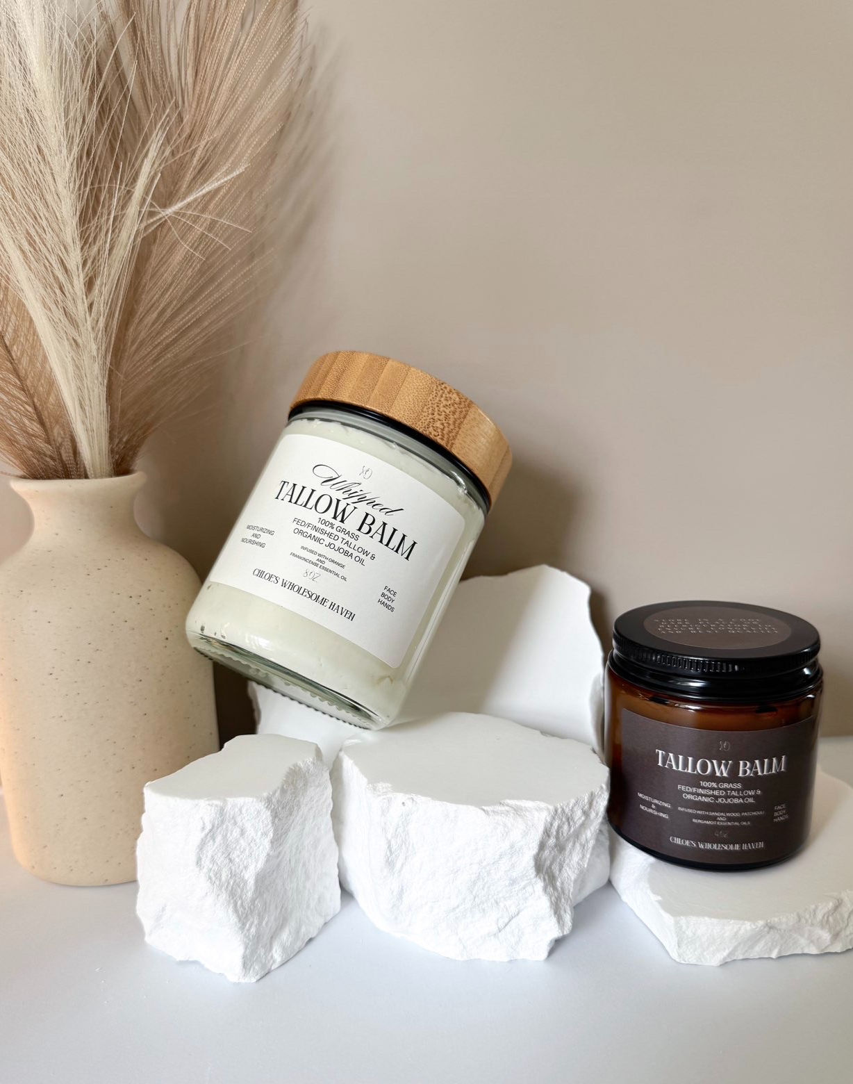 Whipped tallow balm