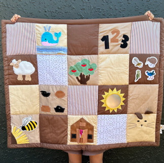 Photo of entire Nosey Toesie play mat