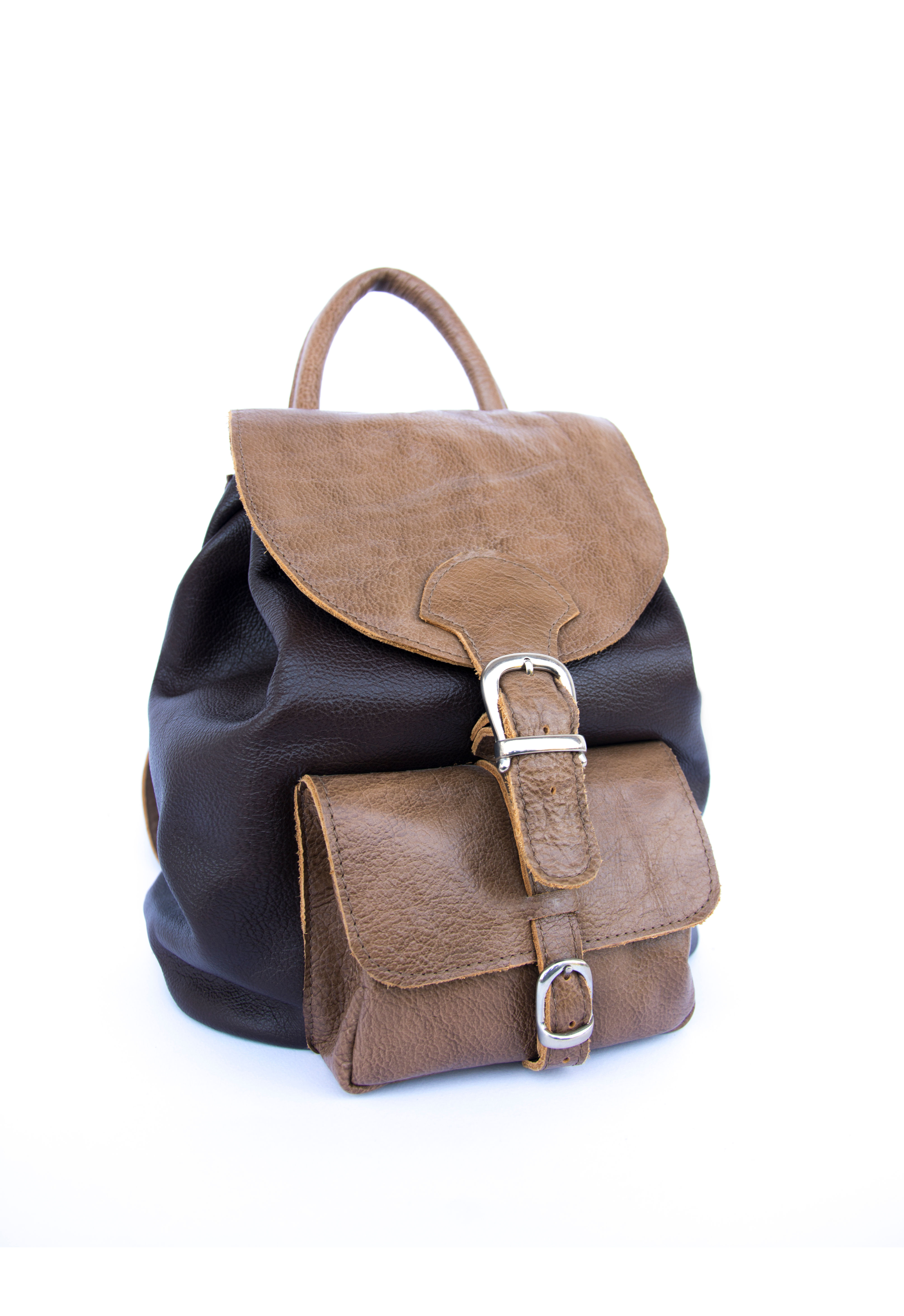 Backpack in shades of brown