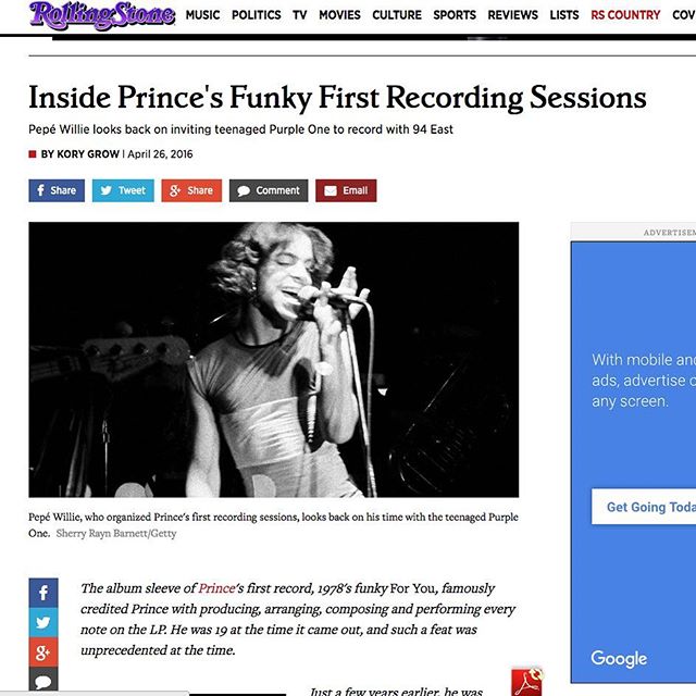 Feeling honored and blessed to contribute to the post press coverage honoring the life and legacy of