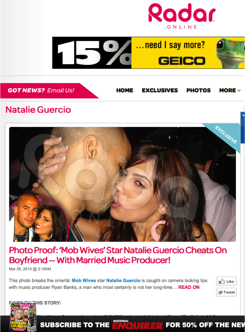 Radar Online| Vh1 Mob Wives Natalie