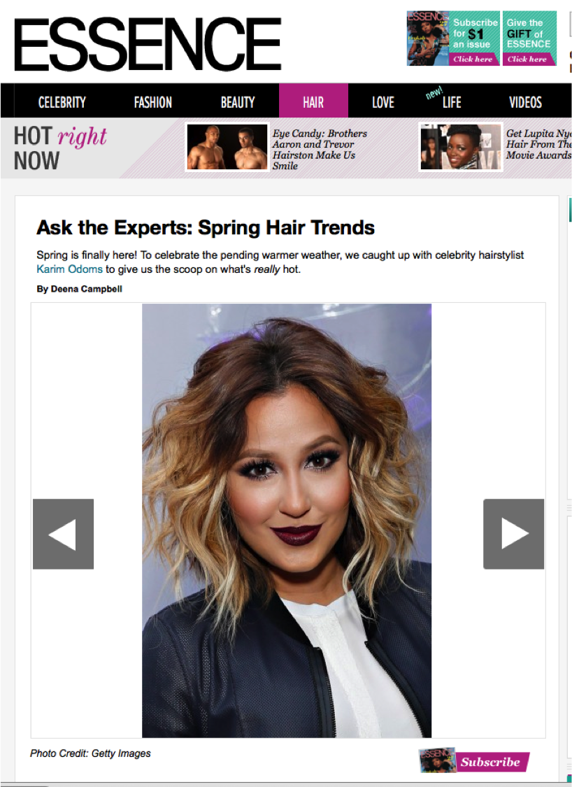 Essence Magazine | Karim Odoms