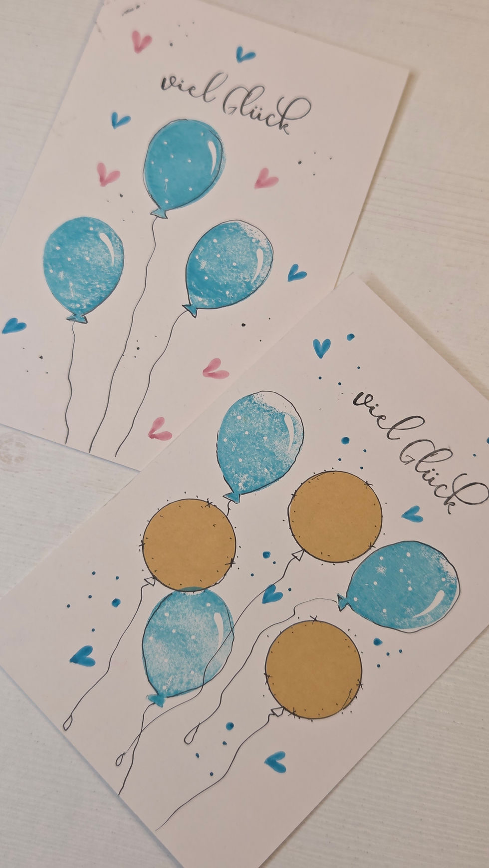 Miniaturbild: Postkarten Set  "viel Glück"