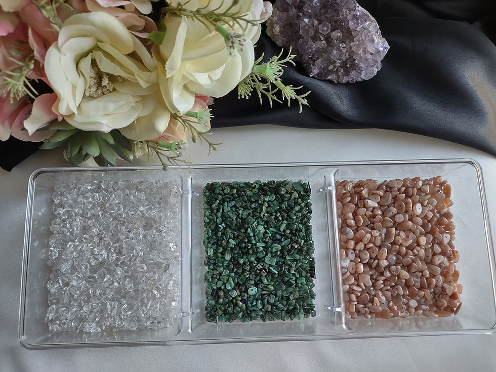 Thumbnail: Handmade Tree of Life White Moonstone and Agate Sculpture