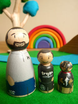 Steve, Oliver and pooch