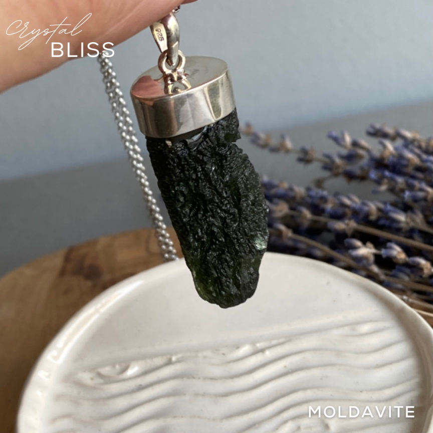 Thumbnail: Moldavite Pendant #4