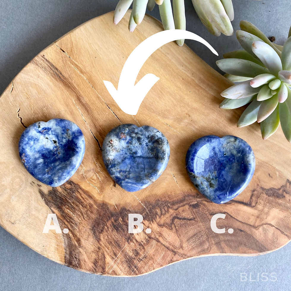 Thumbnail: Sodalite Heart Worry Stone