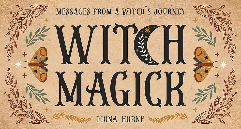 Witch Magick Cards Mini Affirmation Oracle Deck - by Fiona Horne