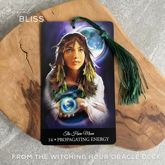 Thumbnail: Oracle Bookmark from the Witching Hour Deck