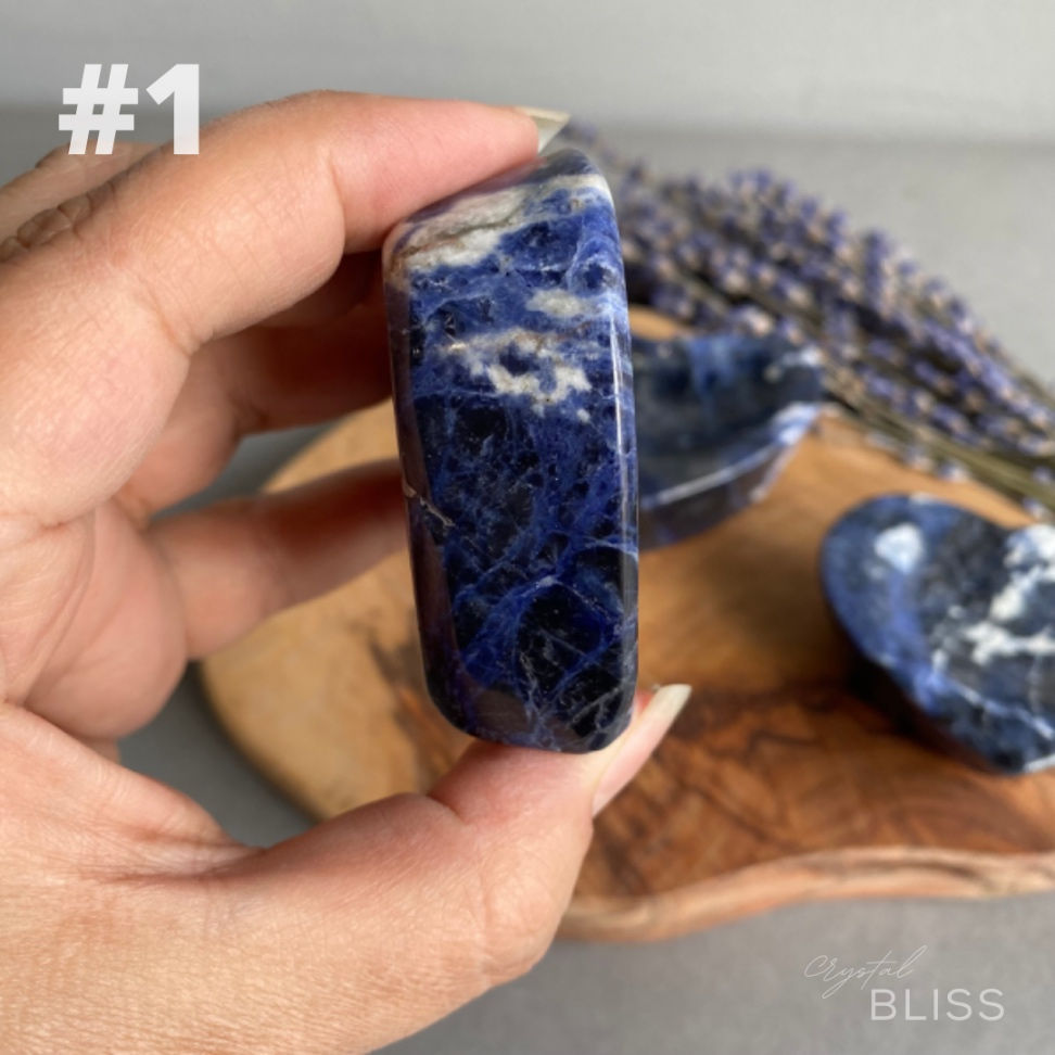 Thumbnail: Sodalite Heart Bowl  #1, #2, #3
