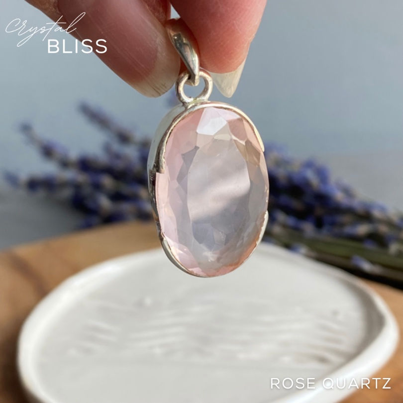 Thumbnail: Rose Quartz Pendant #1