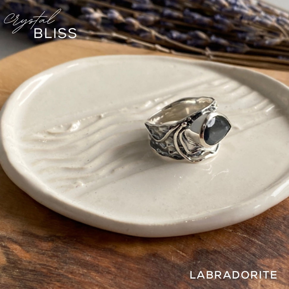 Thumbnail: Labradorite Ring #C1
