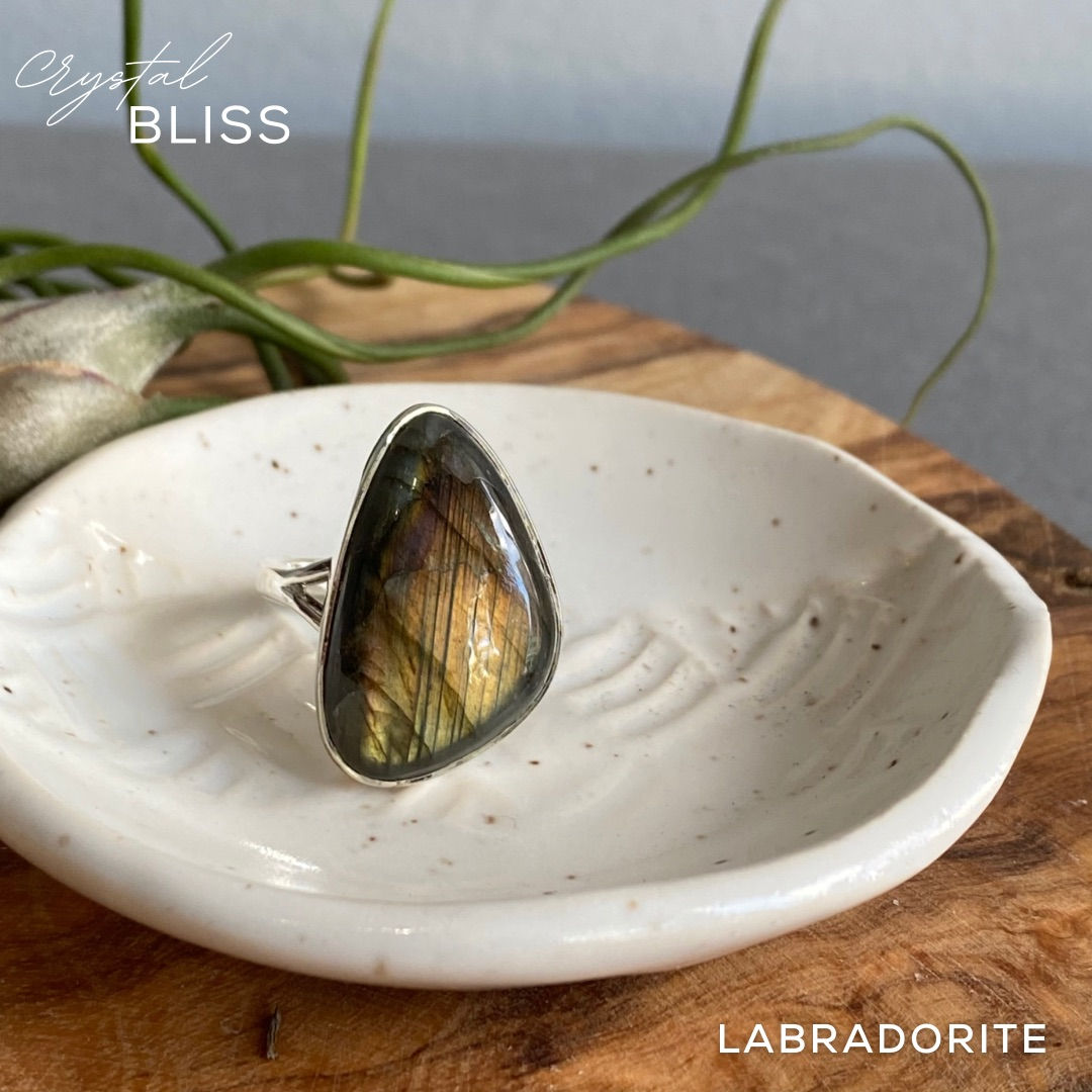 Labradorite Ring #12