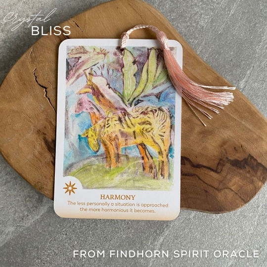 Thumbnail: Oracle Bookmark from the Findhorn Spirit