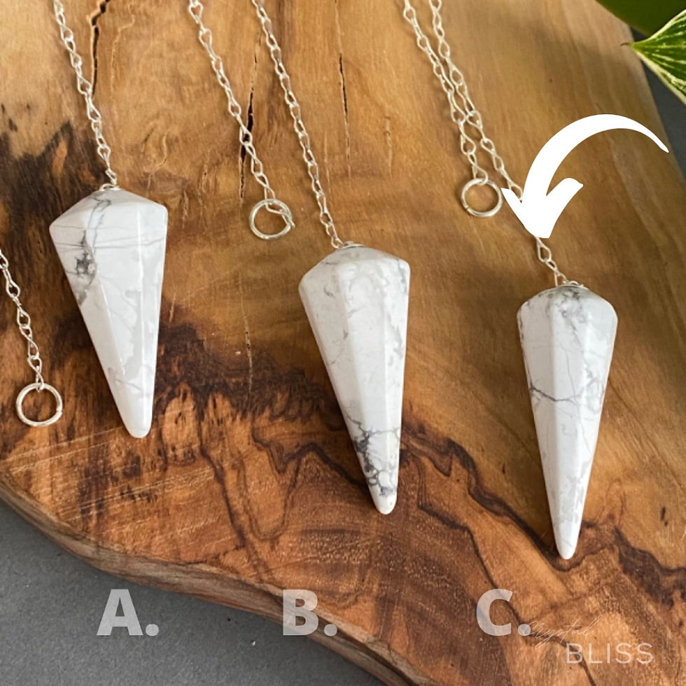 Thumbnail: Howlite Pendulum