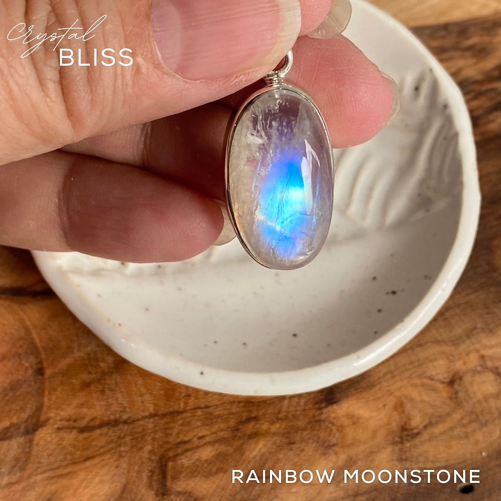 Rainbow Moonstone Pendant #5