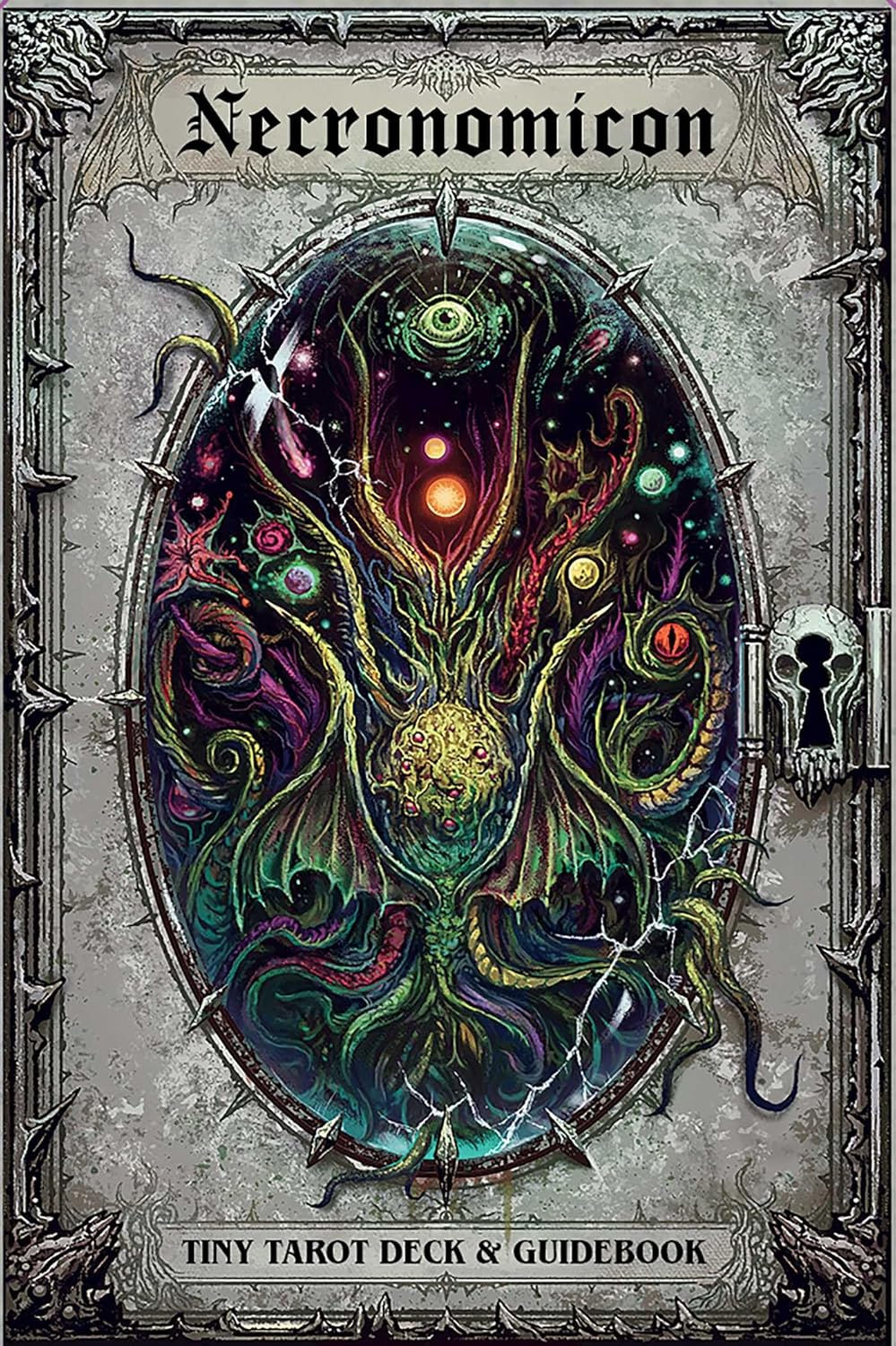 Necronomicon Tiny Tarot Deck and Guidebook by Bousema, James