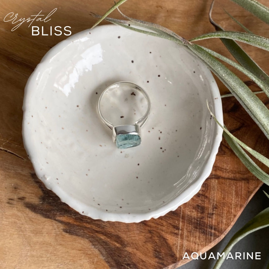 Thumbnail: Aquamarine Raw Ring #5