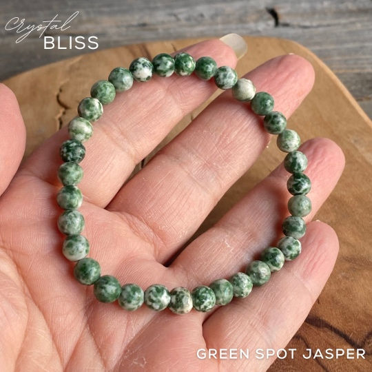 Thumbnail: Green Spot 6mm Bracelet