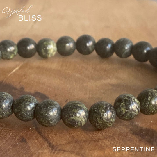 Thumbnail: Black Tourmaline in Quartz 6mm Bracelet