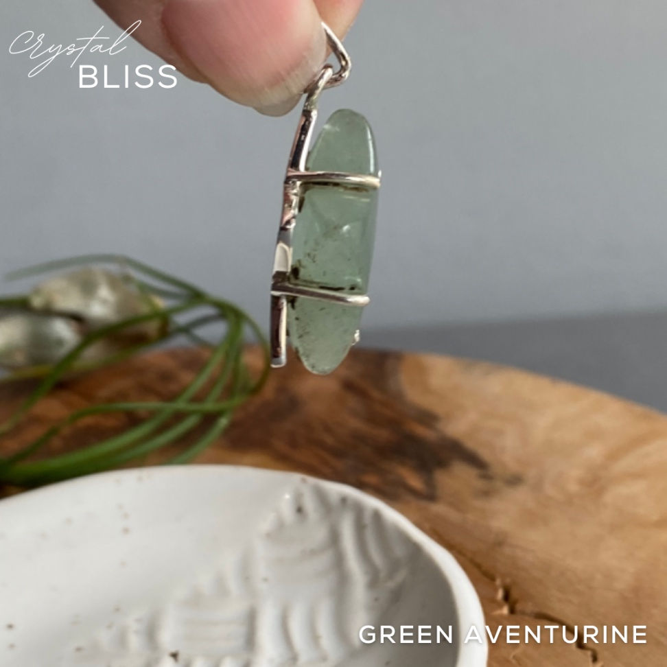 Thumbnail: Green Aventurine Star Pendant #5