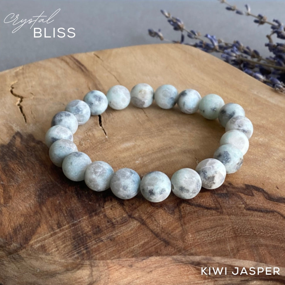 Thumbnail: Matte Kiwi Jasper Bracelet