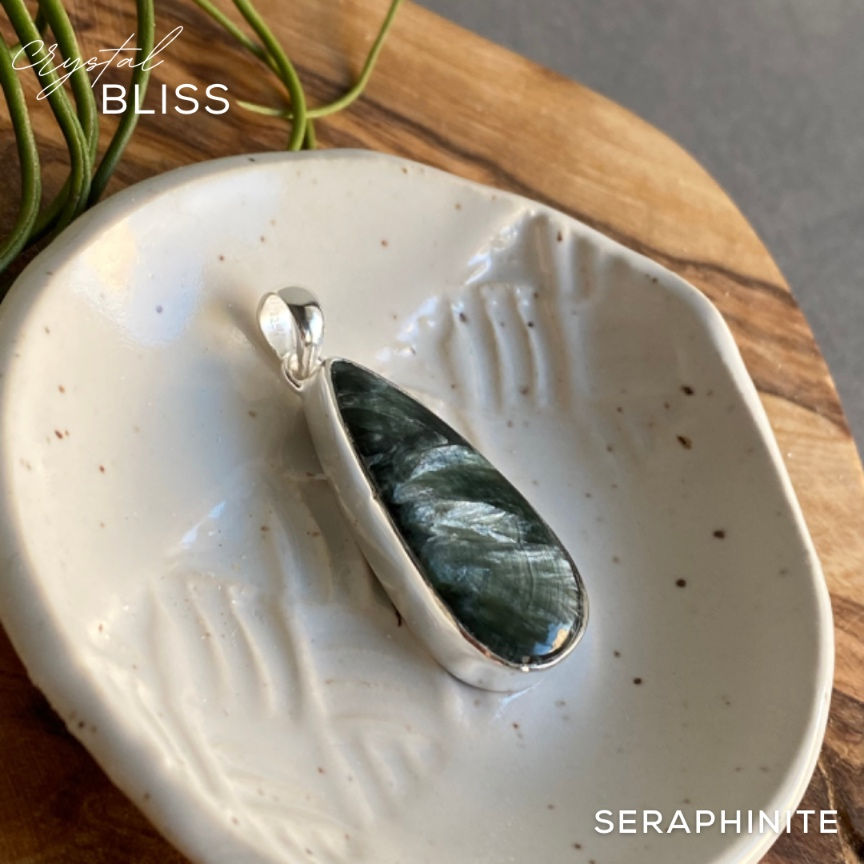 Thumbnail: Seraphinite Pendant #2