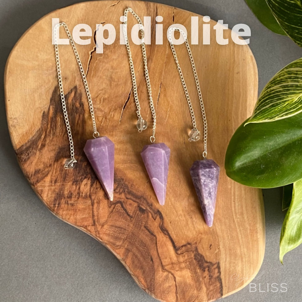 Lepidolite Pendulum Style #3