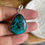 Thumbnail: Malachite and Chrysocolla (Malacolla) Pendant #9