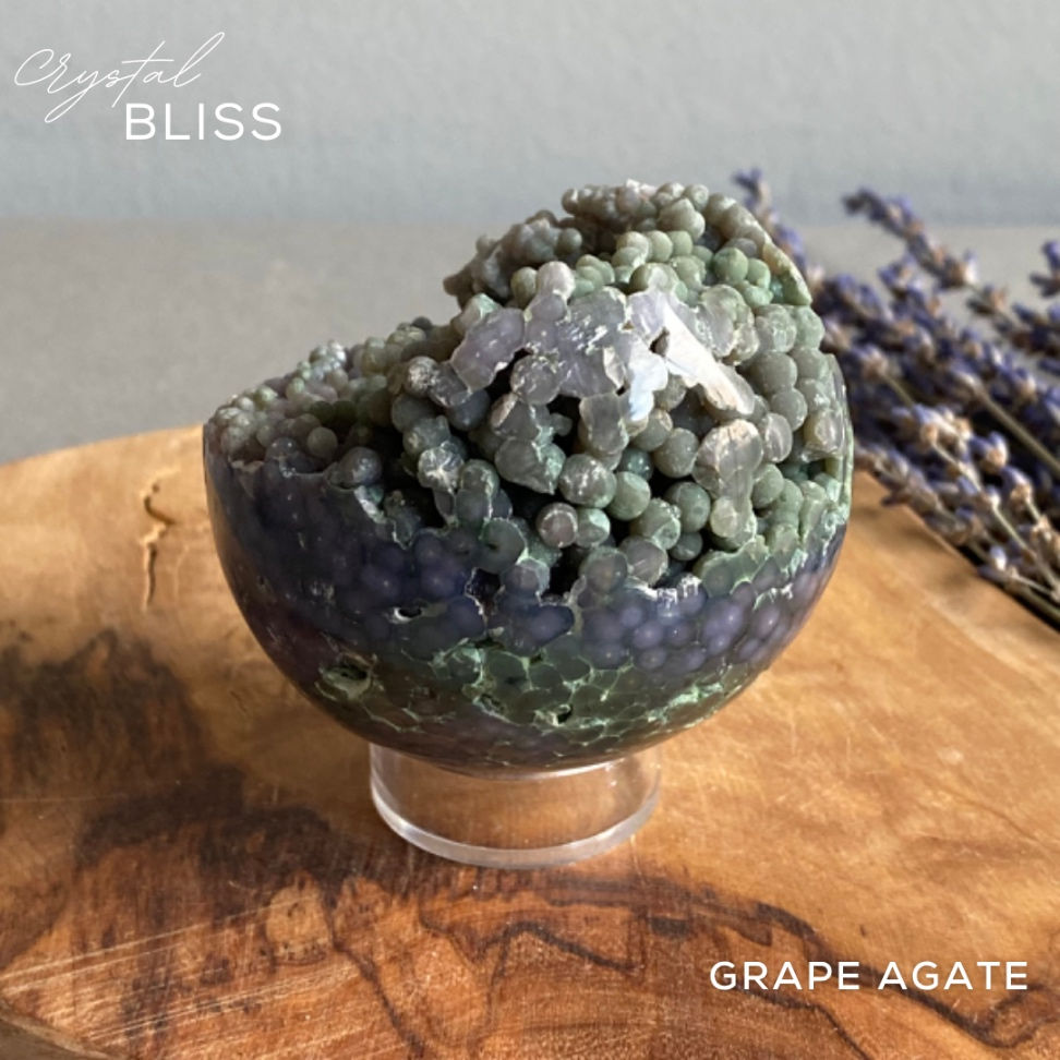 Thumbnail: Grape Agate Sphere #2