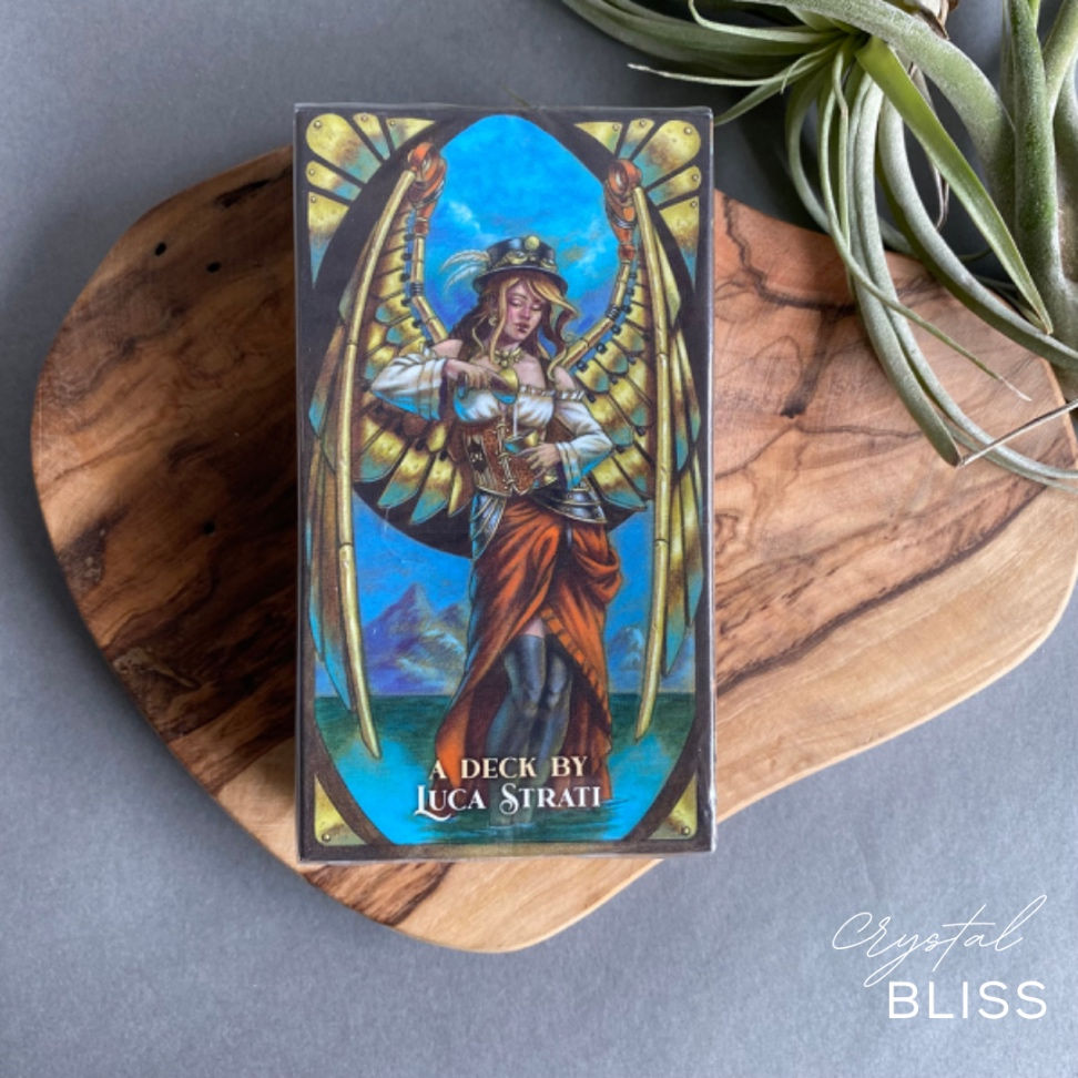Thumbnail: OOP - Steampunk Art Nouveau Tarot Deck - Elford, Jaymi - Strati, Luca